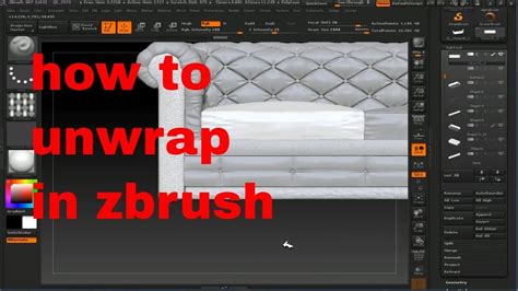 Zbrush Sculpting Tutorial For Beginners How To Unwrap In Zbrush Youtube