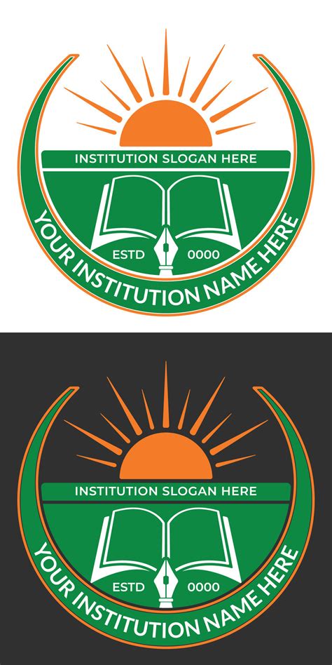 School Logo Design Template And Customizable Education Logo Ideas