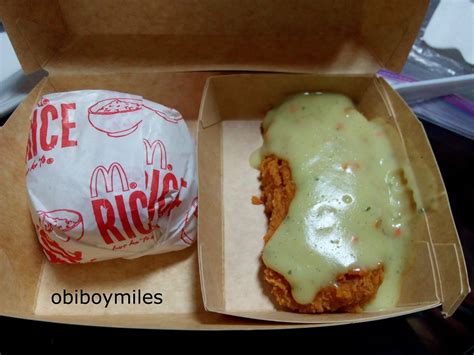 obiboy miles: McDonald's Chicken Fillet a la King