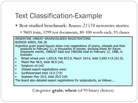 Ppt Text Classification Powerpoint Presentation Free Download Id 9630687