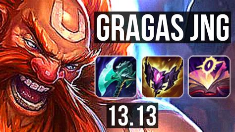 GRAGAS Vs EKKO JNG 9 0 10 68 Winrate Legendary NA Master 13