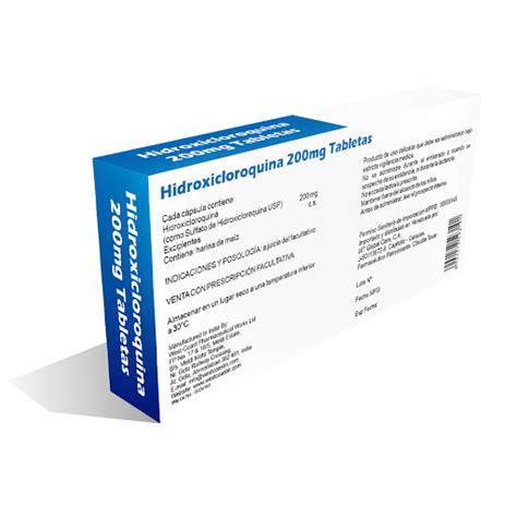 Hidroxicloroquina 200 Mg 20 Tabletas MT Global