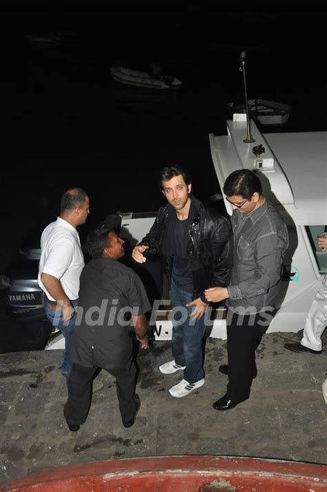 Hrithik Roshan At His Birthday Party On A Yacht Leaving From Gateway Of