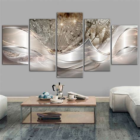 Walmart Abstract Flower Decorative Paintings Modern Elegant Decor