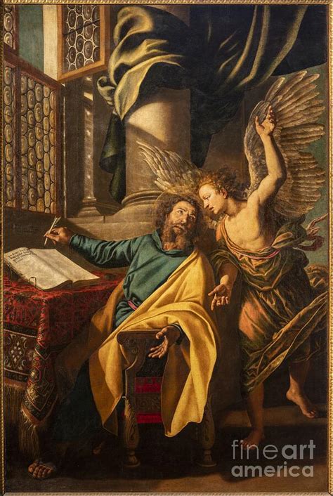 The painting of St. Matthew the Evangelist #1 Photograph by Jozef ...
