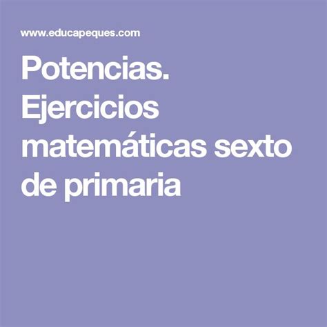 Las Potencias Reglas Y Fichas Con Ejercicios Para Repasar Estrategias De Matemáticas Libros