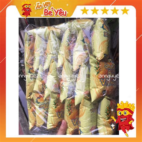 Bim bim Oishi snack bắp vị phomai phô mai bịch 20 gói 6g Khoai tây lát