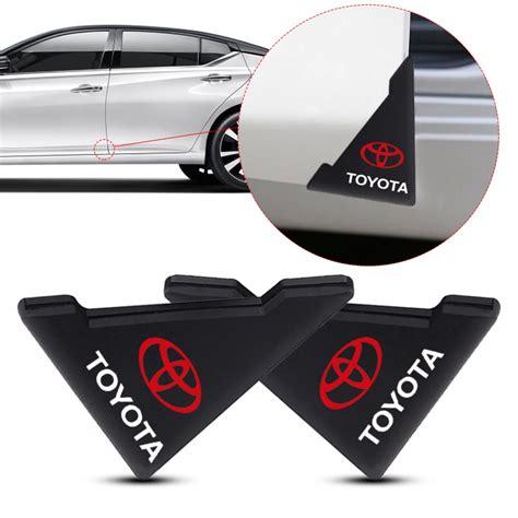 Ready Stock 2pcsset Toyota Car Door Corner Cover Auto Gate Opening