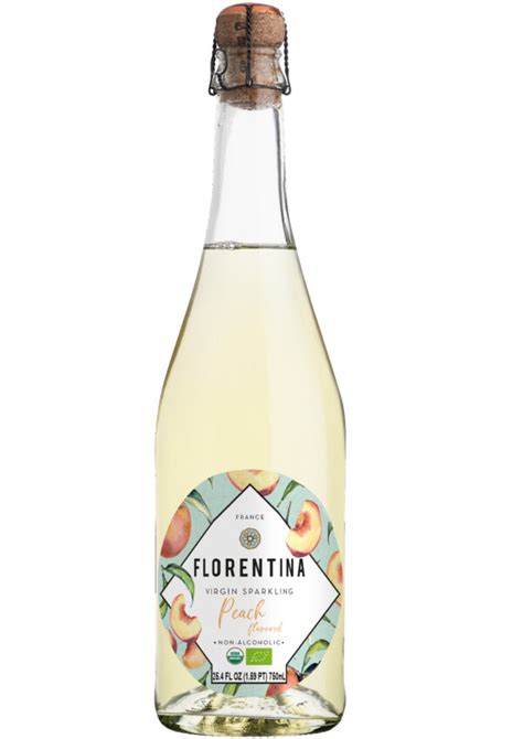 Florentina Organic Virgin Sparkling Peach Bellini 254 Fl Oz 4