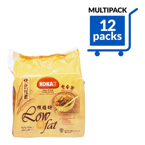 Koka Non Fried Plain Instant Noodles Low Fat NTUC FairPrice