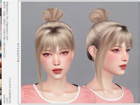 The Sims Resource Cozy Hair