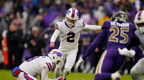 Sundays Nfl 4th Down Stop Last Second Kick Lift Bills Past Ravens 23 20