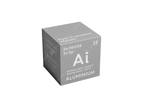 Aluminium Post Transition Metals Chemical Element Of Mendeleev Scientific Aluminium Chemical