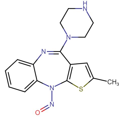 N Desmethyl N Nitroso Olanzapine Impurity Cas No Clearsynth