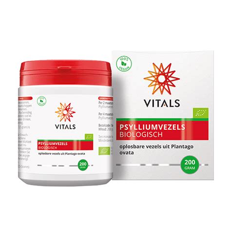 Koop Nu Vitals Psylliumvezels Biologisch 200 Gram Bono