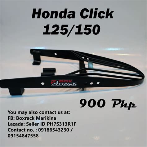 Monorack Bracket For Honda Click GC 125 150 Version 2 Shopee Philippines