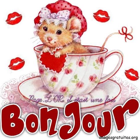 Bonjour Bisous Bonjour Imagesgratuites Org