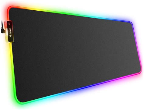 Hcman Rgb Gaming Mauspad Xxl X Mm Mousepad Mit Rutschfester