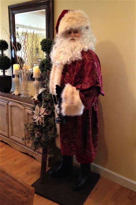 Old World Santa Life Size By Karen Vander Logt Santa Decorations