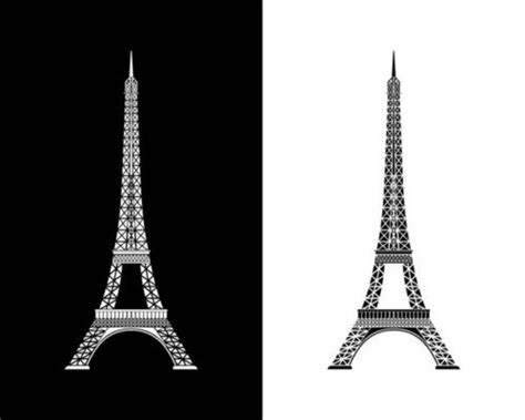 Torre Eiffel Silueta Vectores Iconos Gráficos y Fondos para Descargar