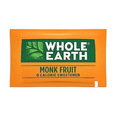 Whole Earth Sweetener Monk Fruit 80ct Packets Pack Of 12 Pricepulse