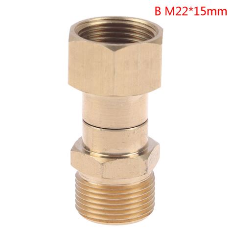 Gy Brass High Pressure Washer Swivel Joint Connector Hose Fitting M22