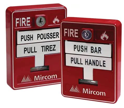 MIrcom MPS 800MP Fire Alarm Addressable Manual Pull Stations