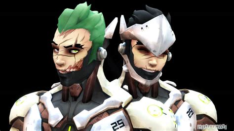 Mmdxoverwatch Genji Facemodel Dl By Desertdraggon On Deviantart