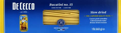 De Cecco Bucatini No 15 Slow Dried Pasta Delivery Near You Uber Eats