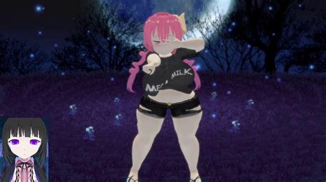 Azulie Zeiro Live Stream Vrchat Mmd With Ilulu And Others Dance