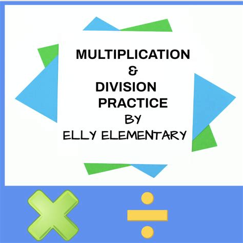 MULTIPLICATION & DIVISION PRACTICE WORKSHEETS | Made By Teachers