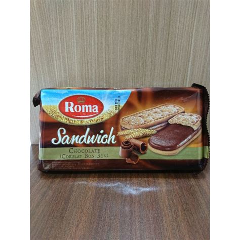 Jual Roma Sandwich Coklat 216gr Shopee Indonesia