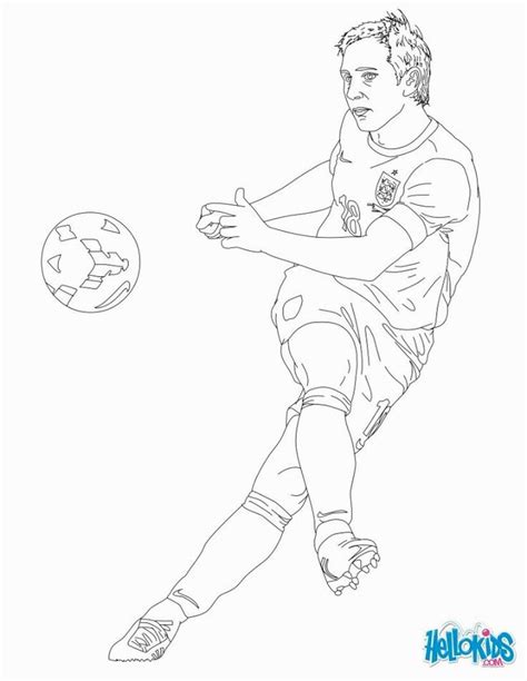 Soccer Players Coloring Pages Kleurplaten