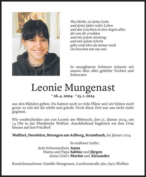 Gedenkkerzen Von Leonie Mungenast Todesanzeigen Vorarlberger Nachrichten