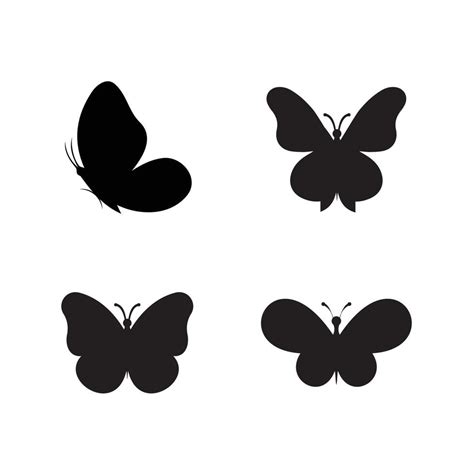 Varios Siluetas De Mariposas Vectores 20934941 Vector En Vecteezy