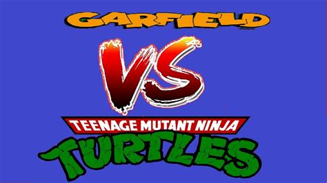 Garfield Vs Teenage Mutant Ninja Turtles Mugen Battle Youtube