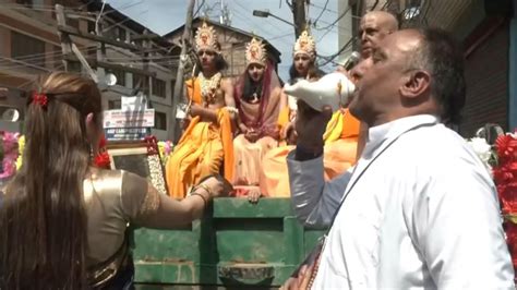 Ram Navami Kashimiri Pandits Carry Out Grand Shobha Yatra In Srinagar News Times Of India