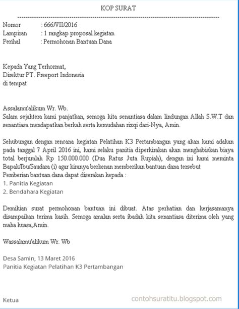 Detail Contoh Surat Permohonan Donatur Koleksi Nomer 33