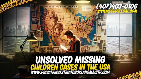 Oklahoma Private Investigators Tackle Unsolved Missing Children Cases