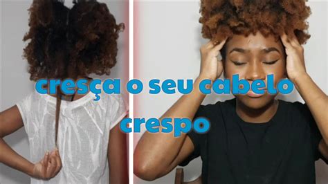 6 DICAS DE COMO CRESCER O CABELO CRESPO 4C YouTube