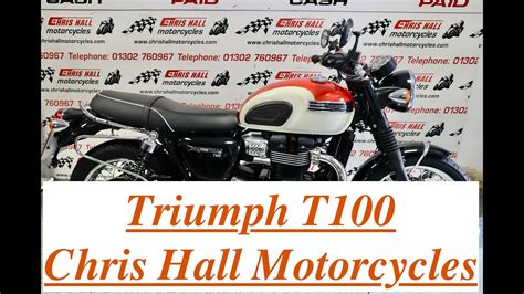 2018 Triumph Bonneville T100 Walk Round And Start Up