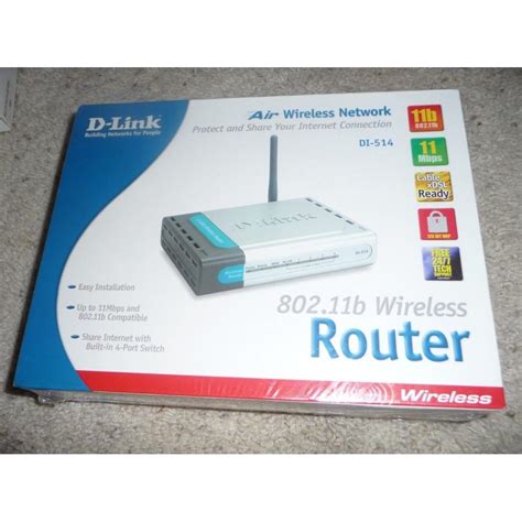 D Link Di Wireless Cable Dsl Router Port Switch B Mbps