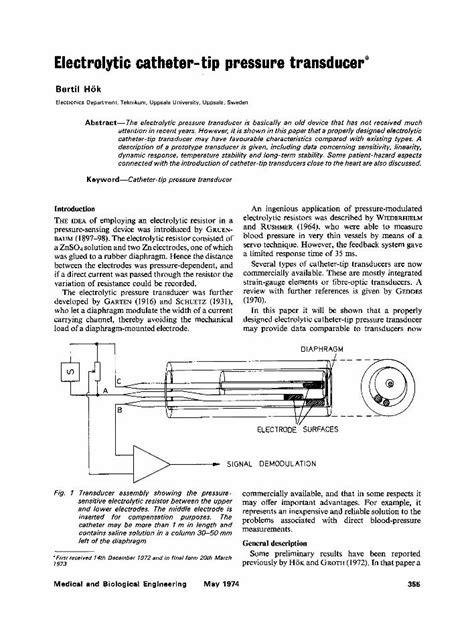 Pdf Electrolytic Catheter Tip Pressure Transducer Dokumen Tips