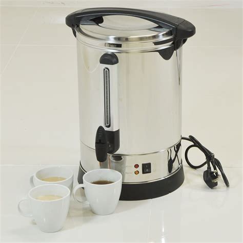 Commercial Stainless Steel 20 Litre Electric Catering Hot Water Boiler Tea Urn Water Boiler