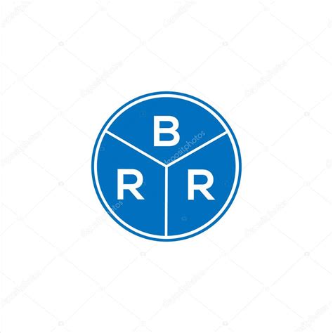 Dise O Del Logotipo De La Letra Brr Brr Monograma Iniciales Letra Logo