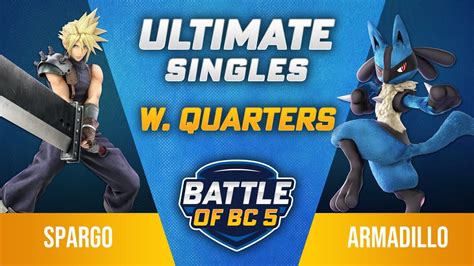 Sparg0 Cloud Vs Armadillo Lucario Ultimate Singles Winners