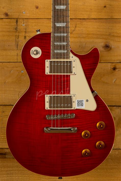 Epiphone Les Paul Standard Plus Top Pro Blood Orange Peach Guitars