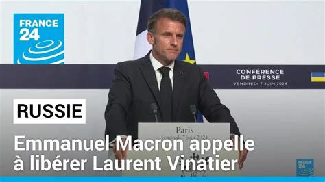 Emmanuel Macron appelle la Russie à libérer le chercheur français