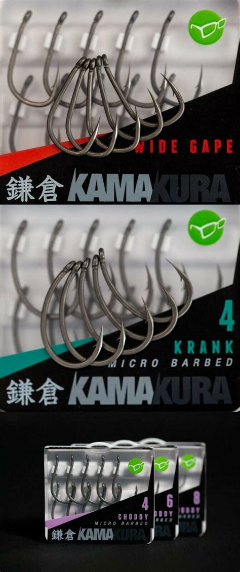 Korda Kamakura Super Sharp Hooks Wide Gape Krank Choddy All