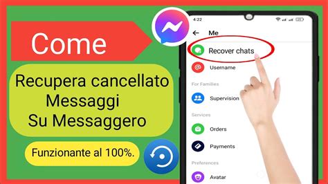 Come Recuperare I Messaggi Eliminati Su Messenger Recupera I Messaggi